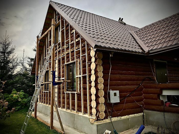 утепление деревянного дома снаружи 